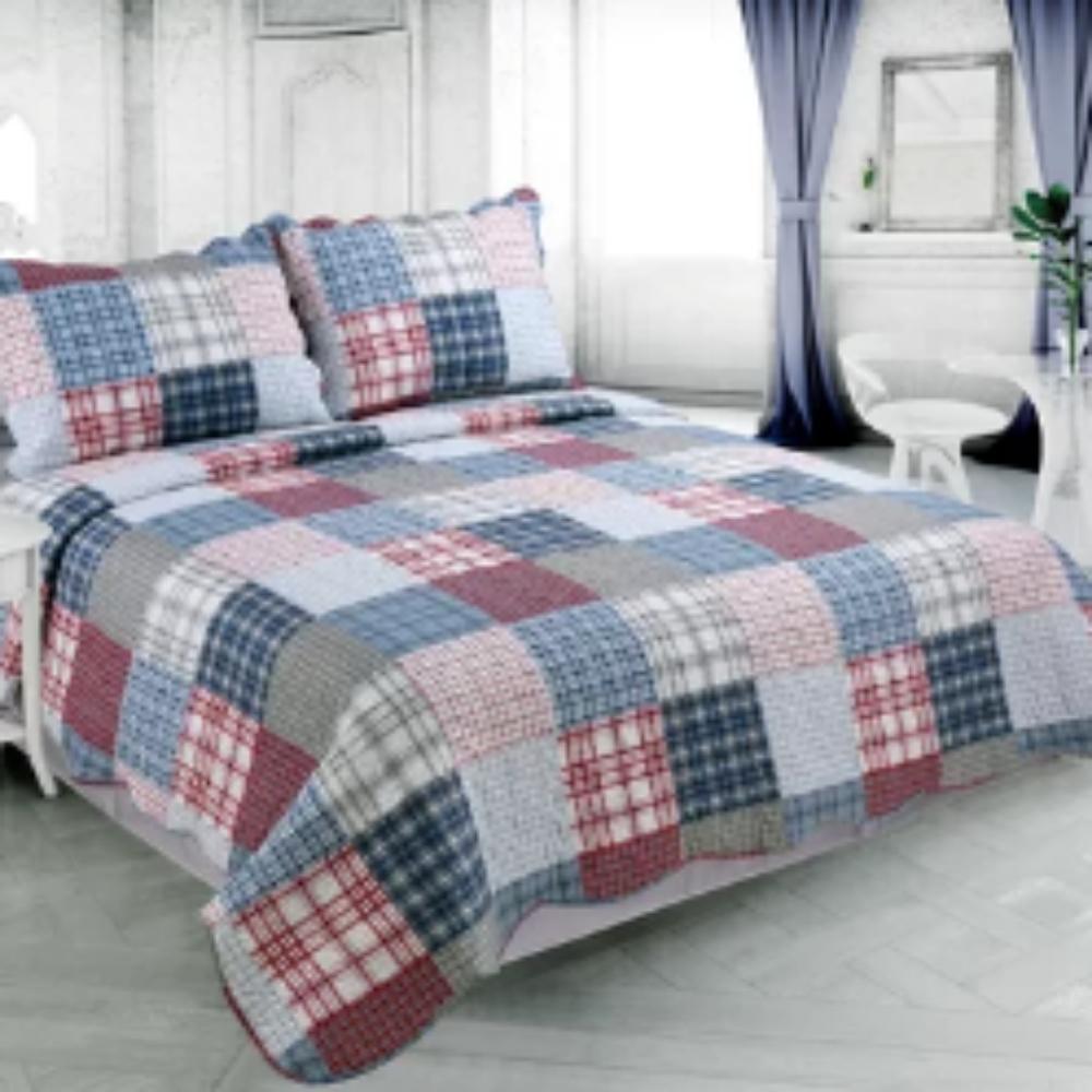 Twin Reversible Quilt Set